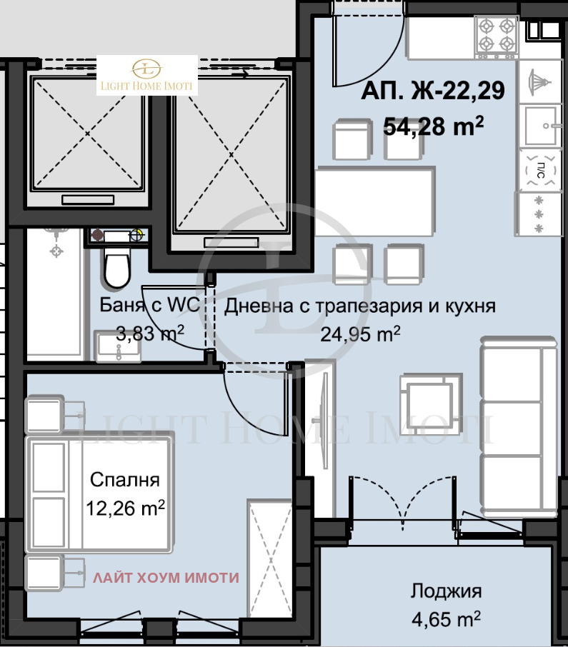 In vendita  1 camera da letto Plovdiv , Hristo Smirnenski , 70 mq | 50018548 - Immagine [4]