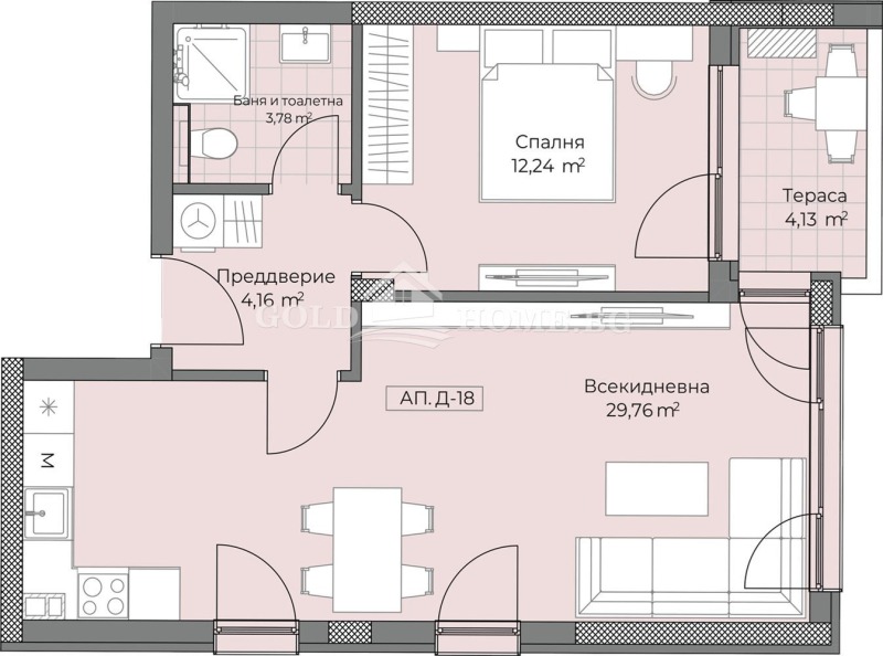 Продава 2-СТАЕН, гр. Пловдив, Остромила, снимка 3 - Aпартаменти - 48128843