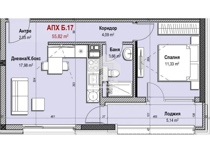 À venda  1 quarto Sofia , Mladost 3 , 74 m² | 72666934 - imagem [6]