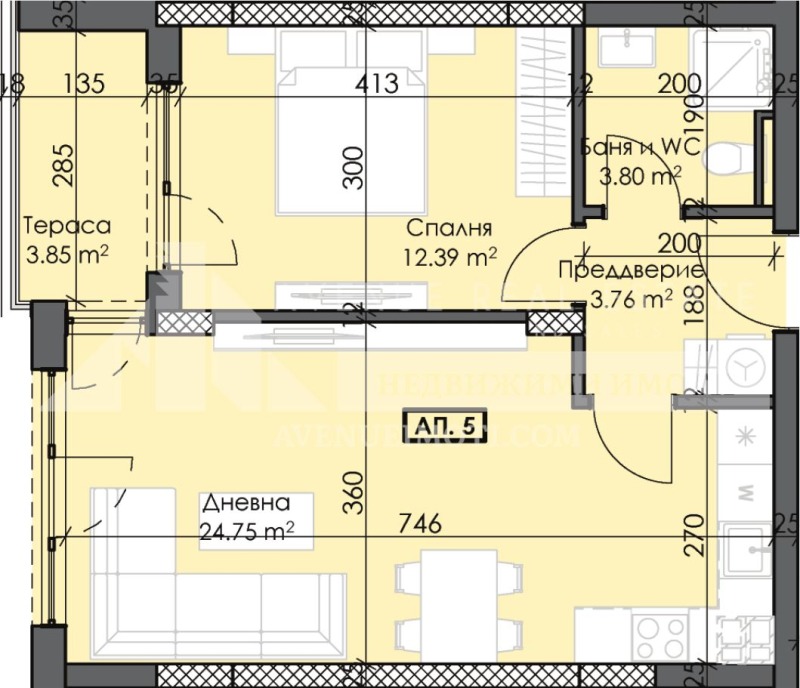 Продава 2-СТАЕН, гр. Пловдив, Тракия, снимка 2 - Aпартаменти - 48251654