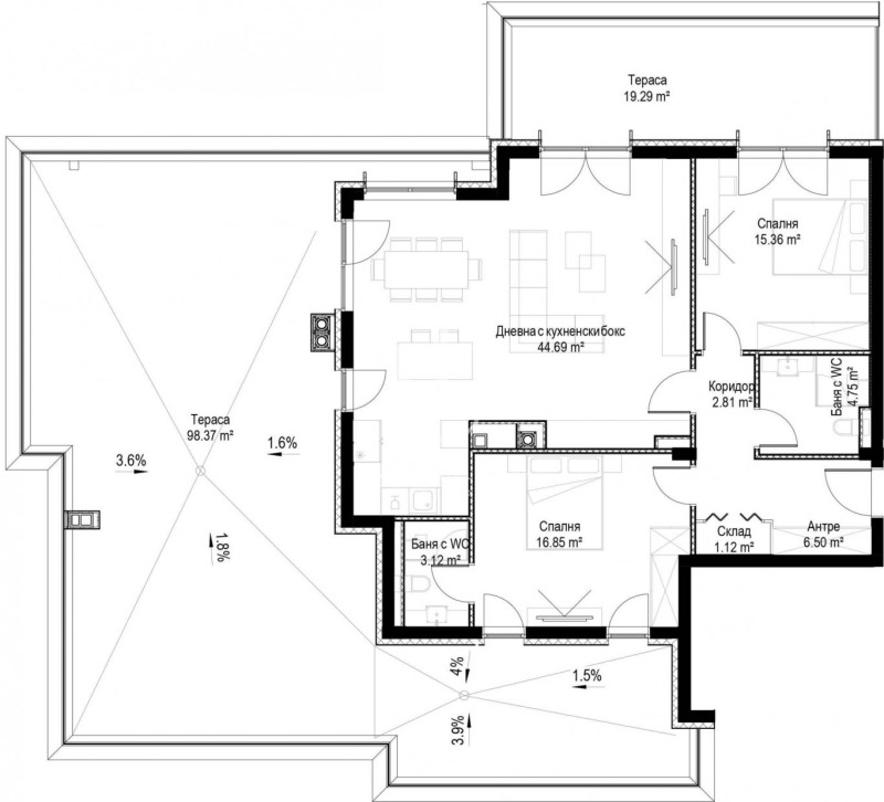 De vânzare  2 dormitoare Sofia , m-t Cambanite , 309 mp | 57762299 - imagine [6]