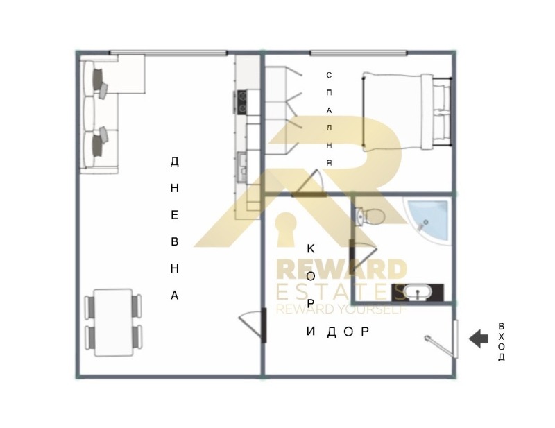 Продава  2-стаен град София , Обеля 2 , 45 кв.м | 21748585 - изображение [8]