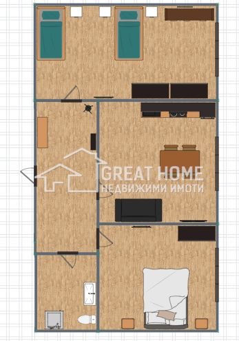 Продава  3-стаен град Търговище , Запад 3 , 57 кв.м | 36006253 - изображение [8]