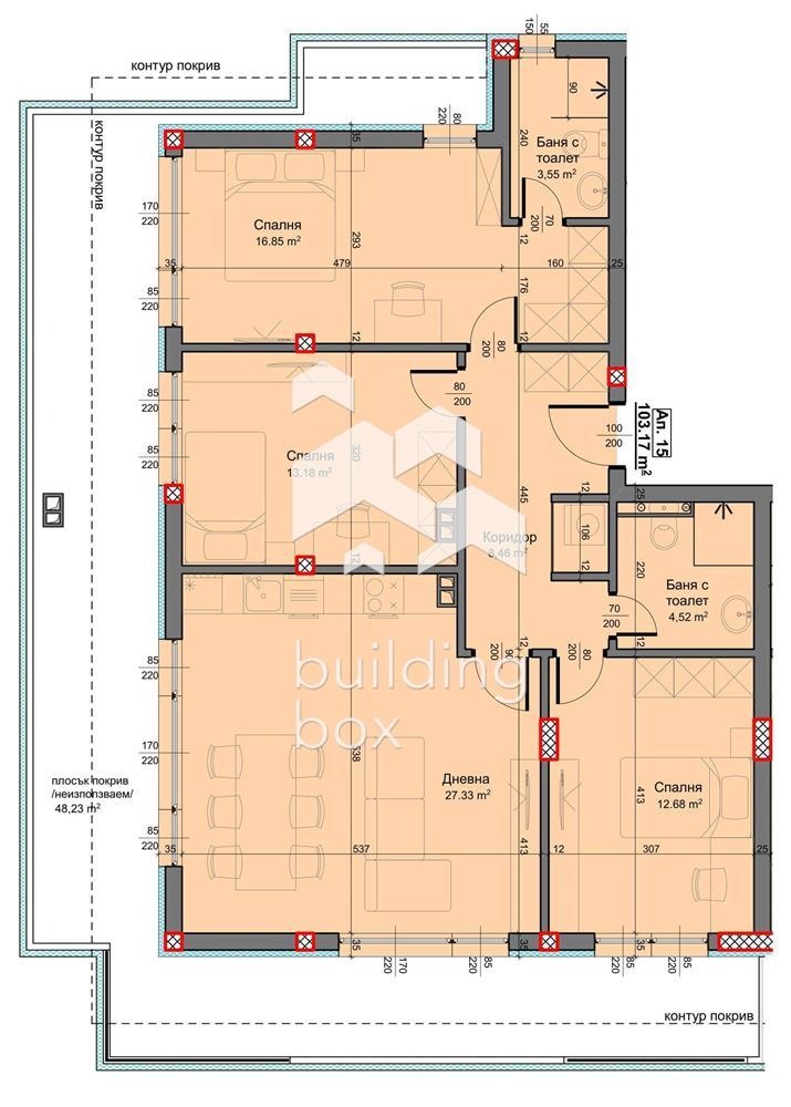 Продава 4-СТАЕН, гр. Варна, Виница, снимка 2 - Aпартаменти - 48014937