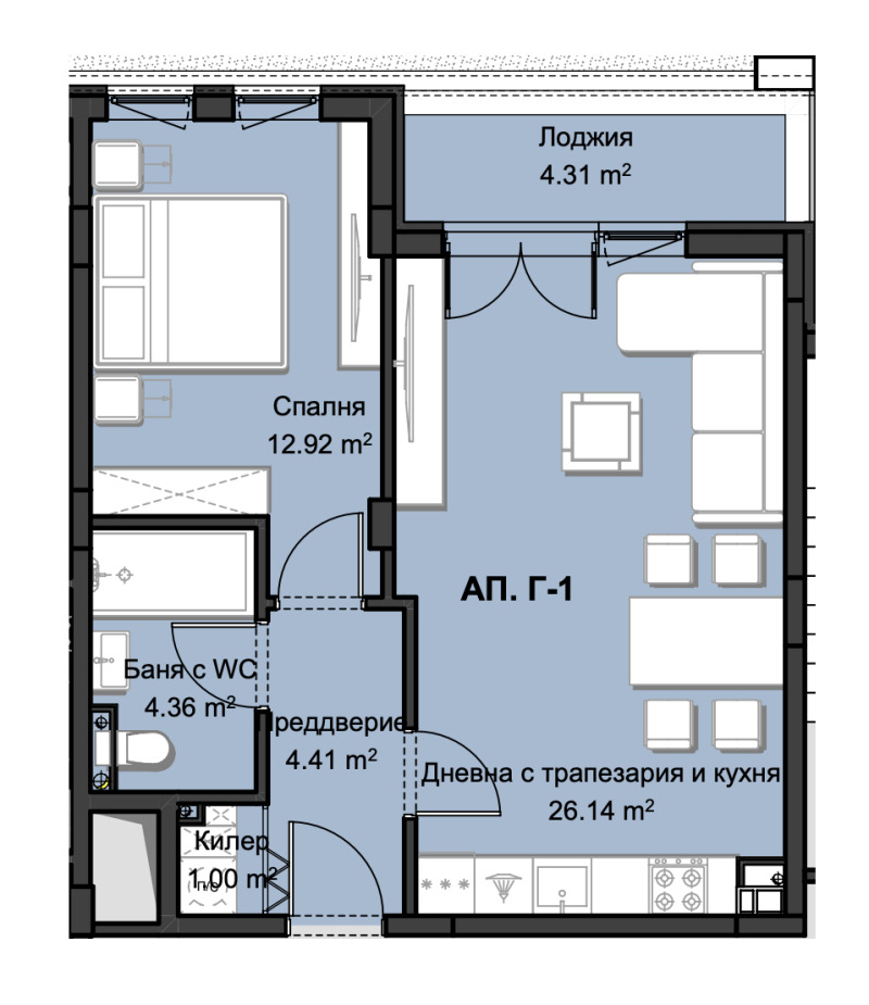 Продава 2-СТАЕН, гр. Пловдив, Христо Смирненски, снимка 7 - Aпартаменти - 47048787