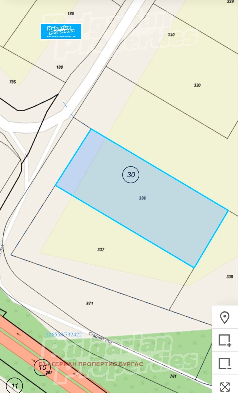 Продава ПАРЦЕЛ, гр. Бургас, Крайморие, снимка 4 - Парцели - 52398070