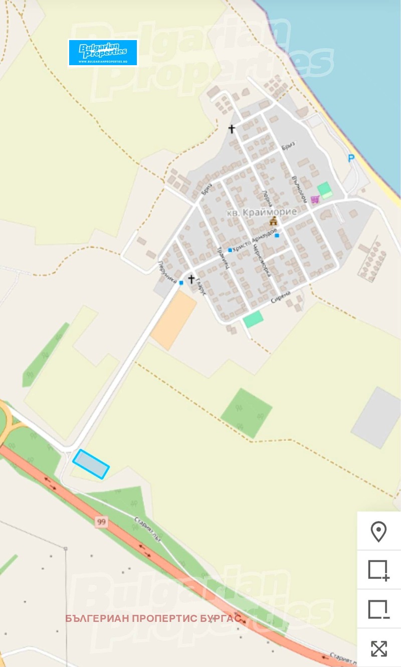 Продава ПАРЦЕЛ, гр. Бургас, Крайморие, снимка 2 - Парцели - 52398070