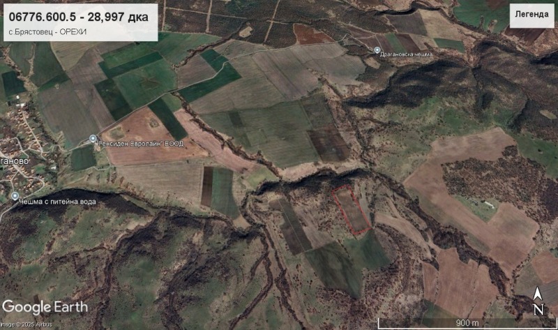 Продава ЗЕМЕДЕЛСКА ЗЕМЯ, гр. Бургас, с. Драганово, снимка 5 - Земеделска земя - 52598846