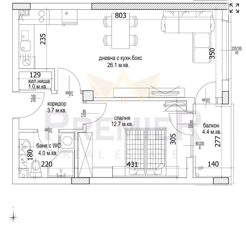 Продава 2-СТАЕН, гр. Варна, Владислав Варненчик 1, снимка 8 - Апартаменти - 55401340