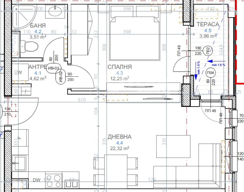 Продава 2-СТАЕН, гр. София, Обеля 2, снимка 4 - Апартаменти - 56323903