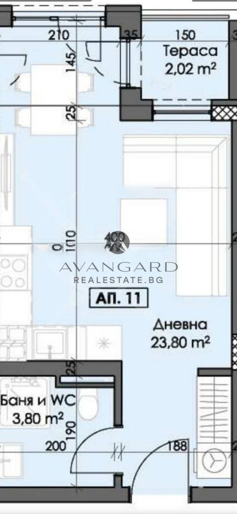 Продава 1-СТАЕН, гр. Пловдив, Тракия, снимка 5 - Апартаменти - 54535566