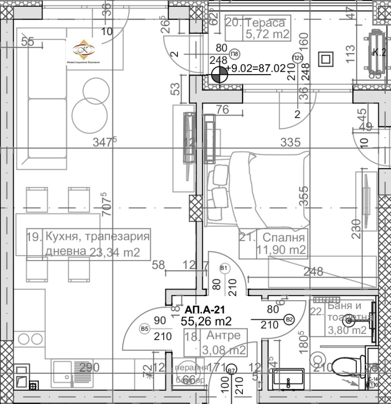 Продава 2-СТАЕН, гр. Варна, к.к. Слънчев ден, снимка 5 - Aпартаменти - 49099291