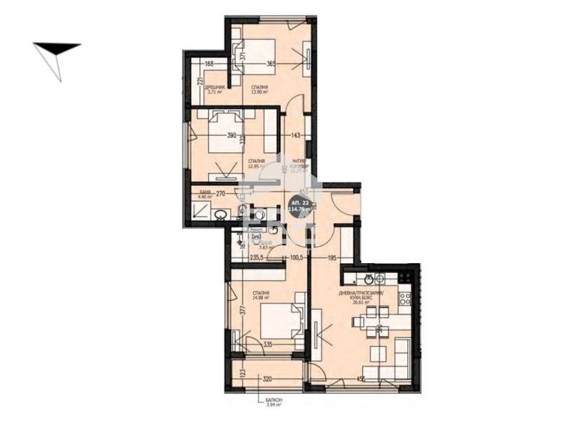 Na prodej  3 ložnice Sofia , Mladost 4 , 133 m2 | 43270228 - obraz [6]