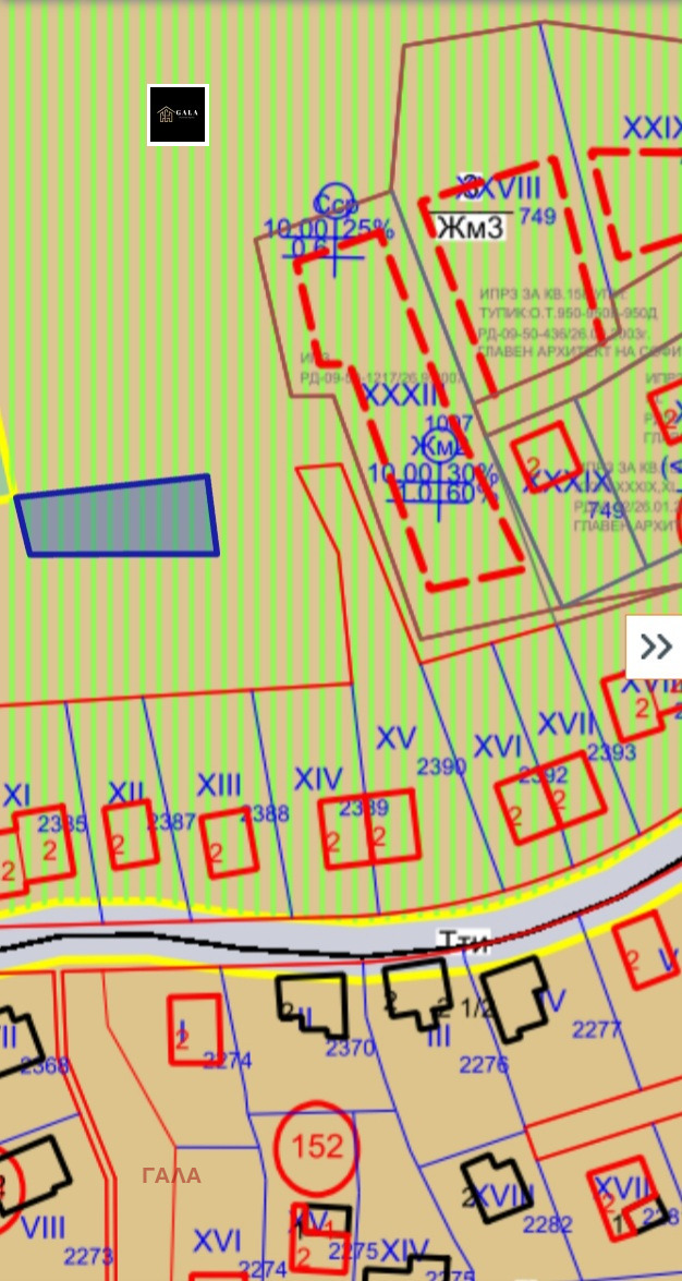 For Sale  Plot Sofia , Bankya , 384 sq.m | 96089010 - image [4]