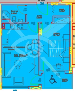 Продава 2-СТАЕН, гр. Бургас, област Бургас