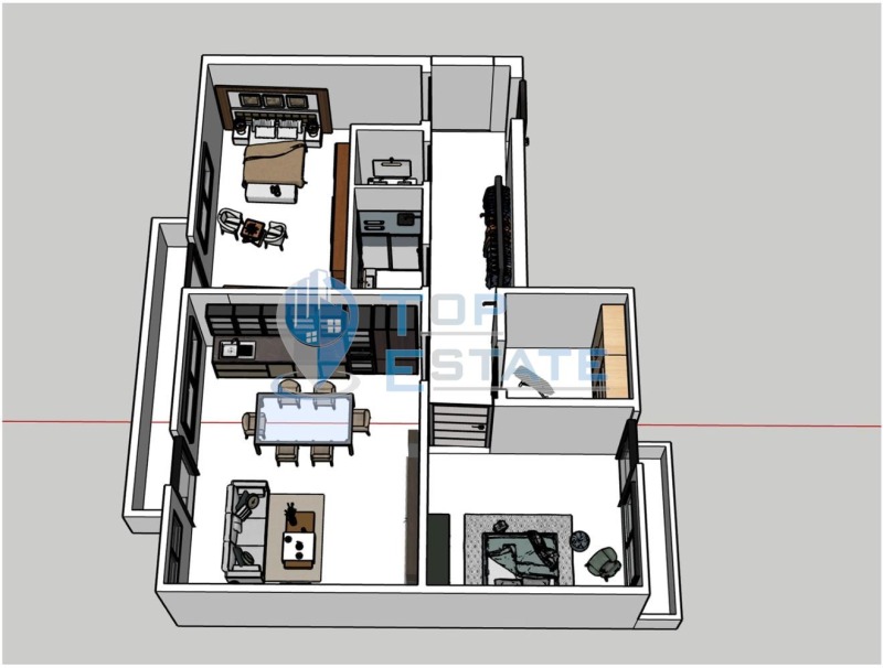Myytävänä  2 makuuhuonetta Veliko Tarnovo , Buzludža , 148 neliömetriä | 42078099 - kuva [3]