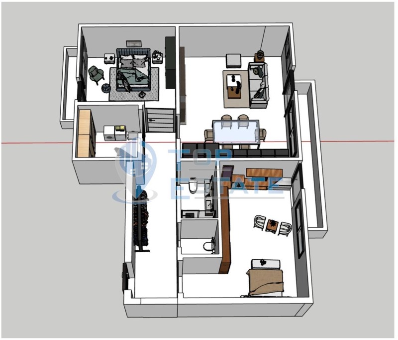 Myytävänä  2 makuuhuonetta Veliko Tarnovo , Buzludža , 148 neliömetriä | 42078099 - kuva [2]