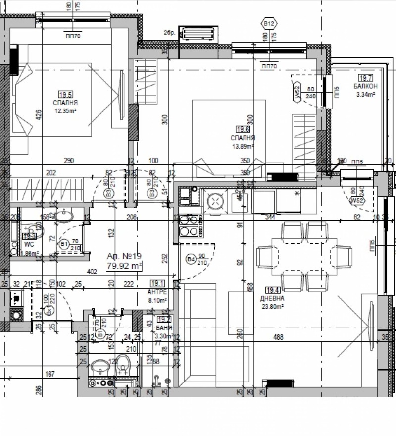 Продава 3-СТАЕН, гр. София, Кръстова вада, снимка 12 - Апартаменти - 53186312