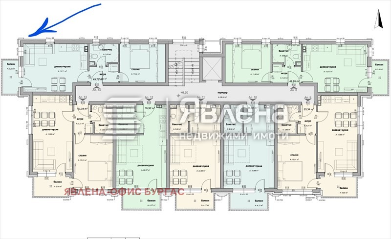 Продава 2-СТАЕН, гр. Свети Влас, област Бургас, снимка 2 - Апартаменти - 53459832