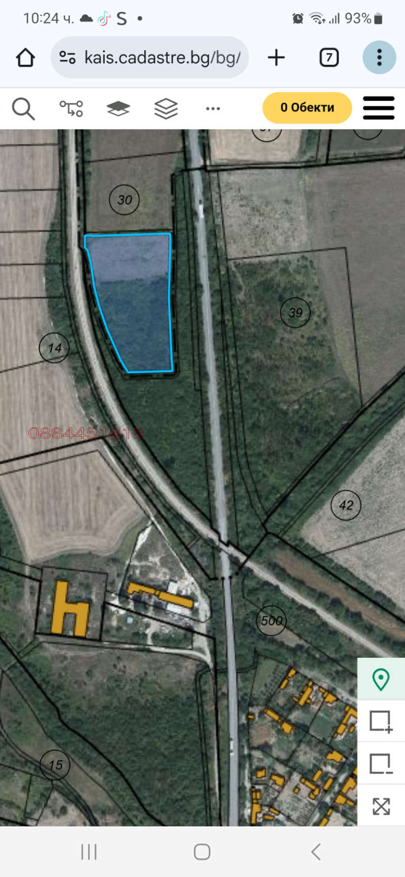 For Sale  Land region Veliko Tarnovo , Polski Trambesh , 10.325 dka | 93868750