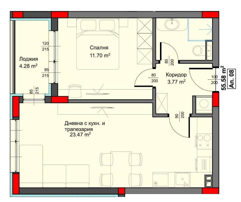 Продава 2-СТАЕН, гр. Варна, Аспарухово, снимка 4 - Апартаменти - 55234956