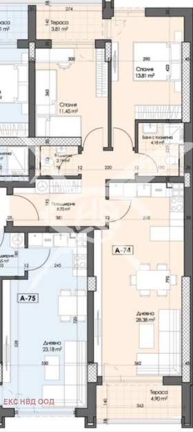 Продава 3-стаен град Пловдив Кършияка - [1] 