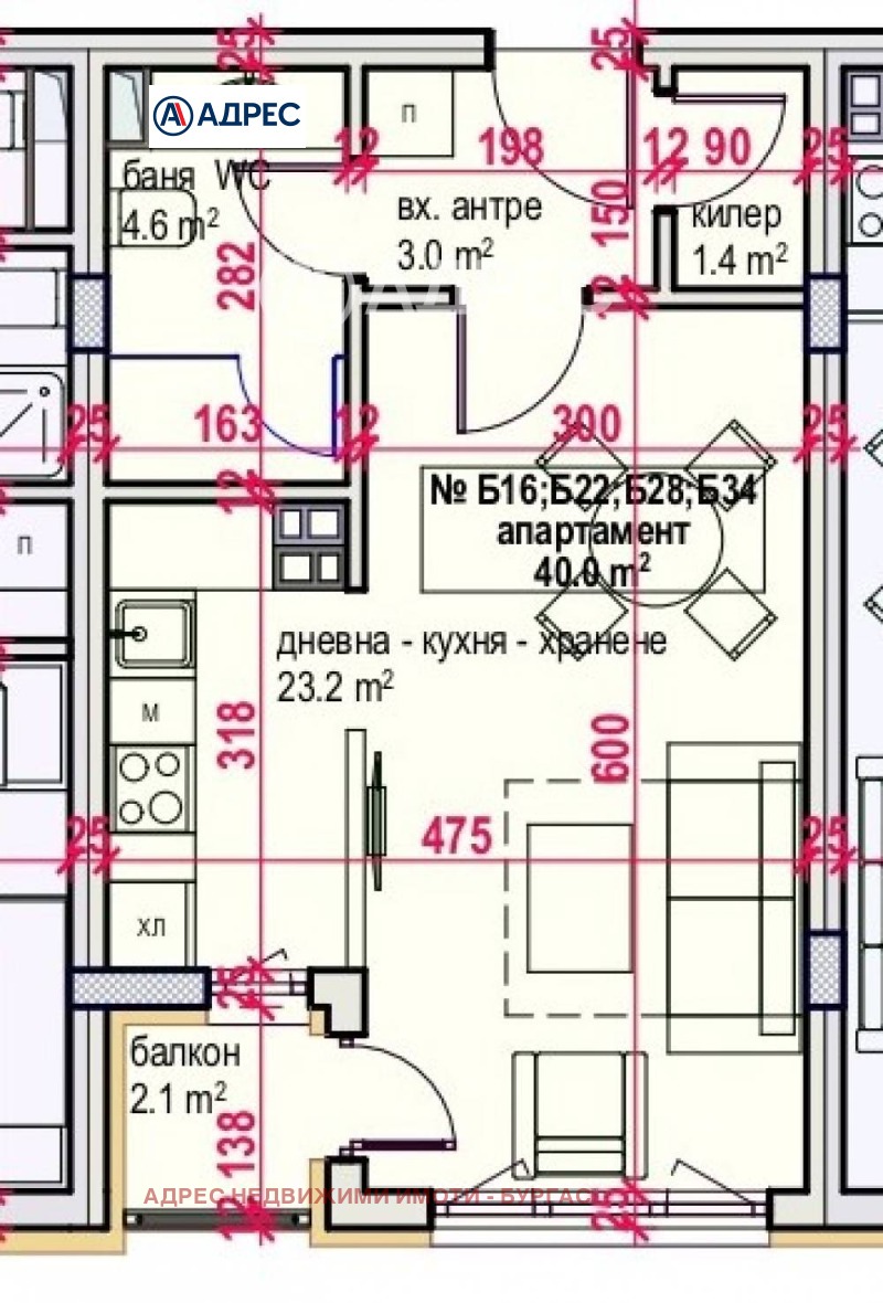 De vânzare  Studio Burgas , Meden rudnic - zona V , 49 mp | 42732160 - imagine [4]