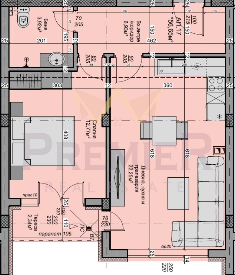Продава 2-СТАЕН, гр. Варна, к.к. Чайка, снимка 4 - Апартаменти - 52750111