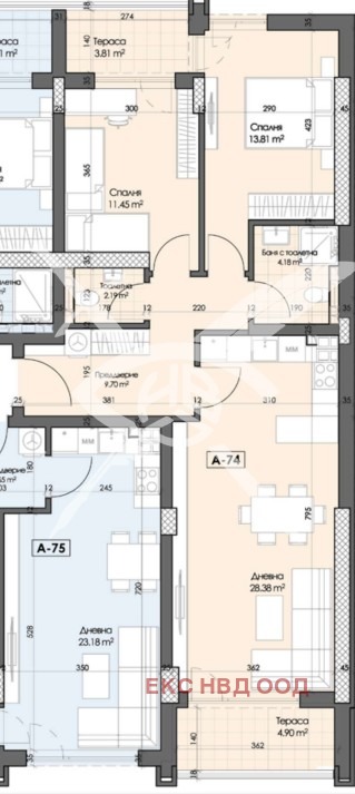 Продава  3-стаен, град Пловдив, Кършияка •  134 910 EUR • ID 13104046 — holmes.bg - [1] 