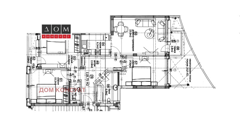 Satılık  3 yatak odası Sofia , Krastova vada , 160 metrekare | 54121428 - görüntü [10]