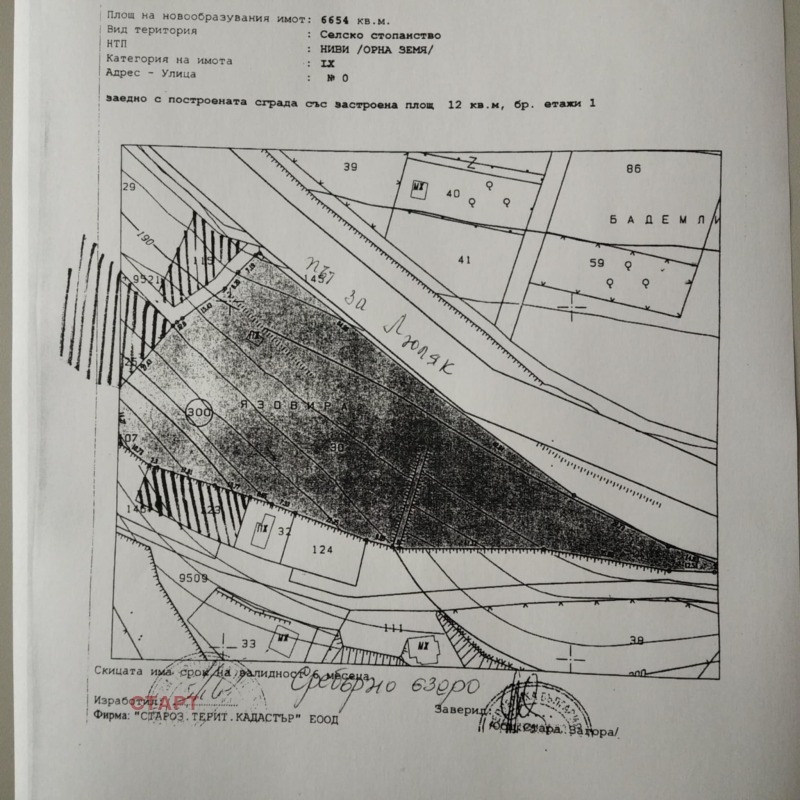Te koop  Land regio Stara Zagora , Kolena , 6 dka | 35260315