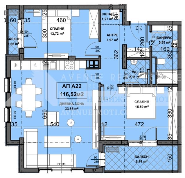 Продава  3-стаен град Пловдив , Остромила , 116 кв.м | 64554560 - изображение [2]