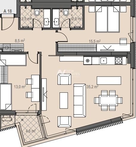 Продава 3-СТАЕН, гр. София, Манастирски ливади, снимка 5 - Апартаменти - 55393786