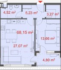 Продава 2-СТАЕН, град Бургас, Славейков • 149900 € / 293178.92 лв. • 61814008 2