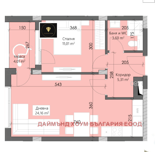 For Sale  1 bedroom Plovdiv , Karshiyaka , 69 sq.m | 80180616 - image [3]