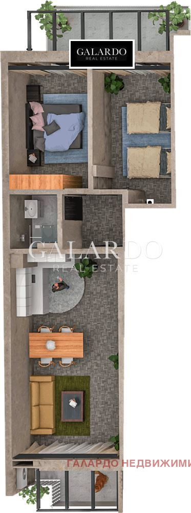 Продава 3-СТАЕН, гр. Пловдив, Христо Смирненски, снимка 3 - Апартаменти - 53511364