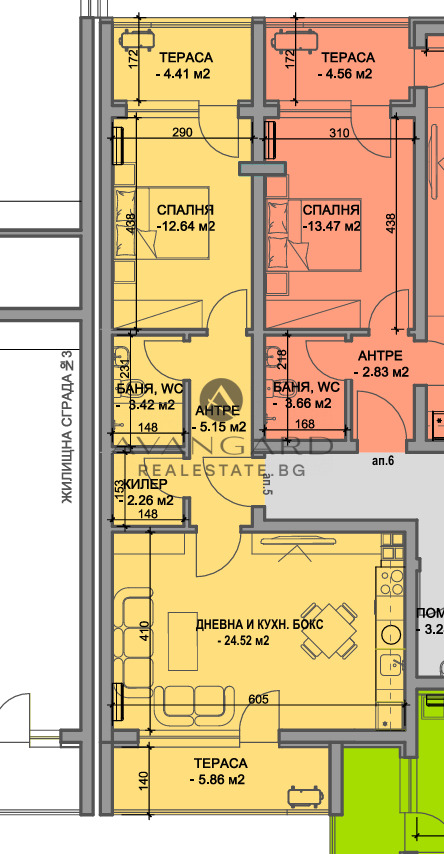 Myytävänä  1 makuuhuone Plovdiv , Kjutšuk Pariž , 83 neliömetriä | 74082310 - kuva [2]