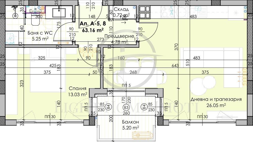 Продава 2-СТАЕН, гр. Пловдив, Остромила, снимка 7 - Апартаменти - 54275958