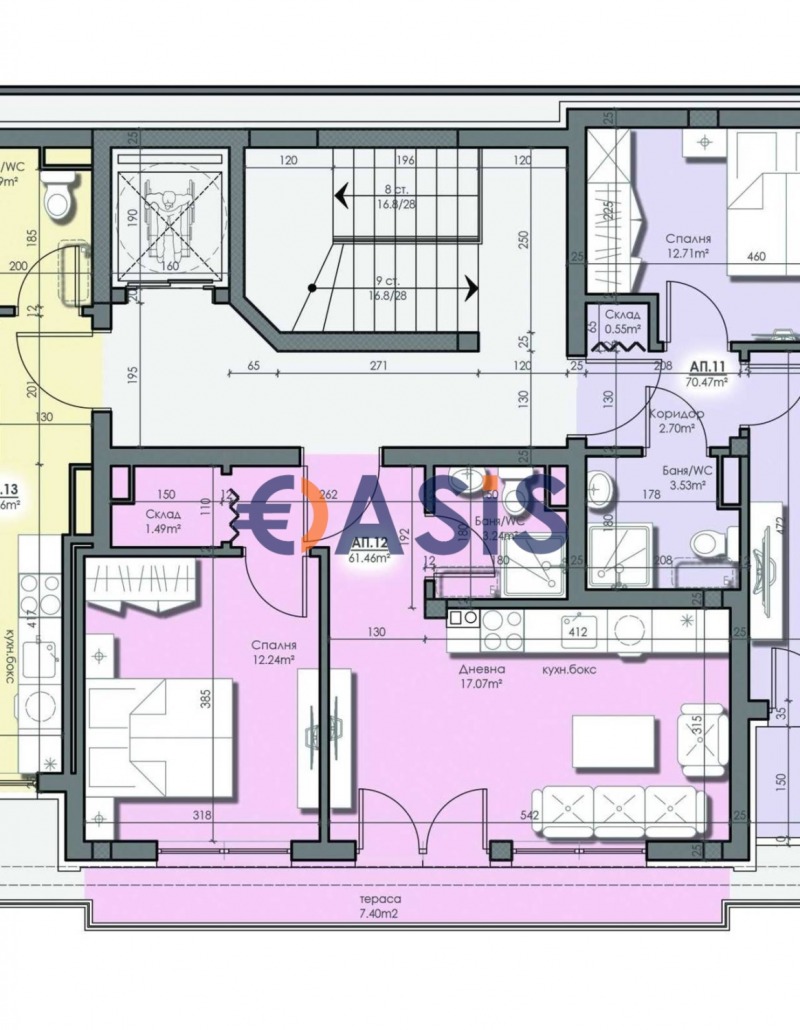 Продава  2-стаен, град Бургас, Сарафово • 89 258 EUR • ID 34987555 — holmes.bg - [1] 
