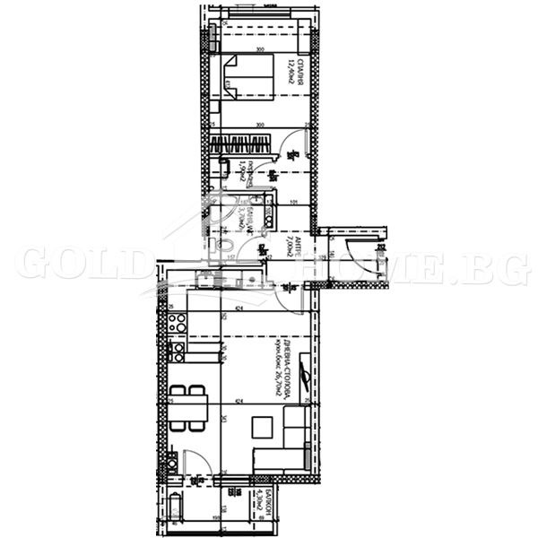 Продава 2-СТАЕН, гр. Пловдив, Тракия, снимка 3 - Апартаменти - 52467747