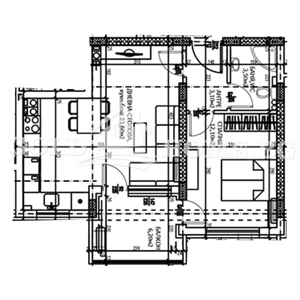 Продава 2-СТАЕН, гр. Пловдив, Тракия, снимка 2 - Апартаменти - 52467747