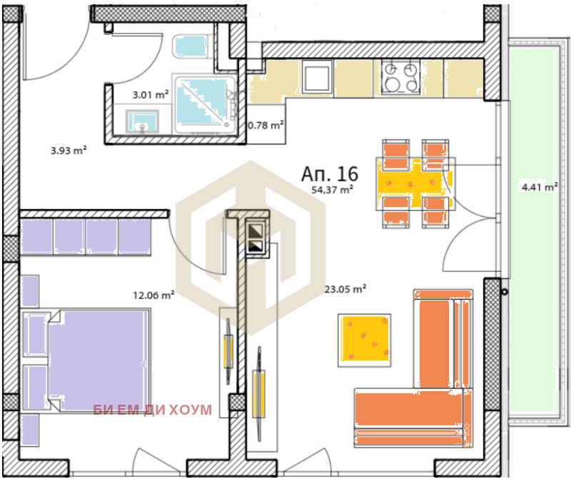 Продава 2-СТАЕН, гр. Велинград, област Пазарджик