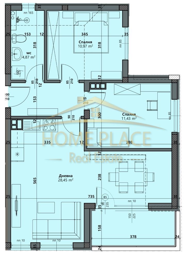 Продава 2-СТАЕН, гр. Варна, Виница, снимка 3 - Aпартаменти - 49308243