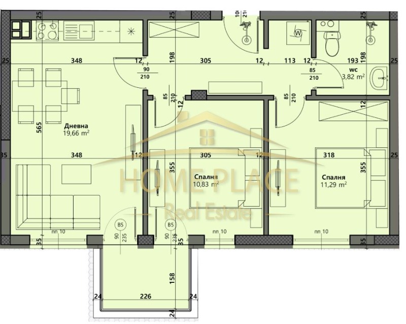 Продава 2-СТАЕН, гр. Варна, Виница, снимка 7 - Aпартаменти - 49308243