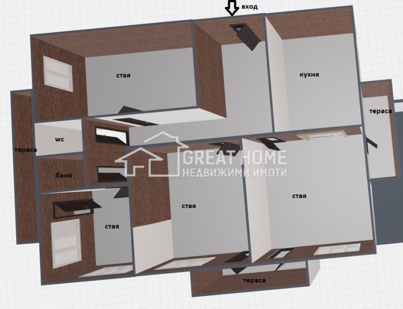 Satılık  3+ yatak odası Targovişe , Borovec , 115 metrekare | 44418739 - görüntü [5]