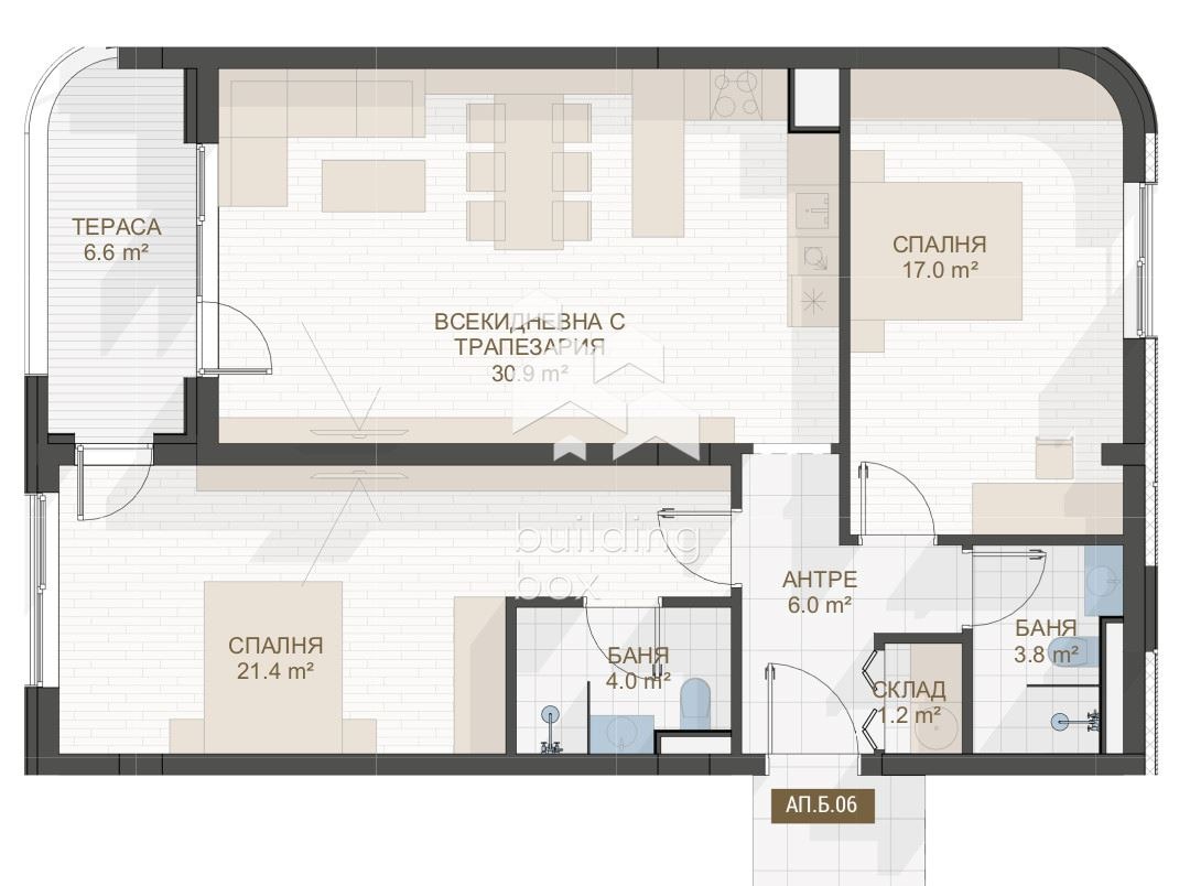 Продава 3-СТАЕН, гр. Пловдив, Център, снимка 2 - Апартаменти - 53782475