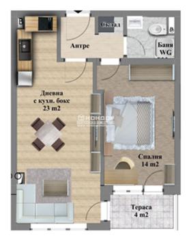 1 bedroom Proslav, Plovdiv 3