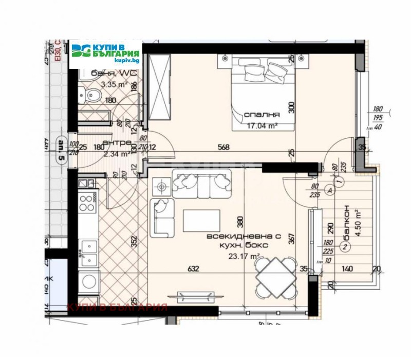 Продава 2-СТАЕН, гр. Варна, Младост 1, снимка 9 - Апартаменти - 52049006