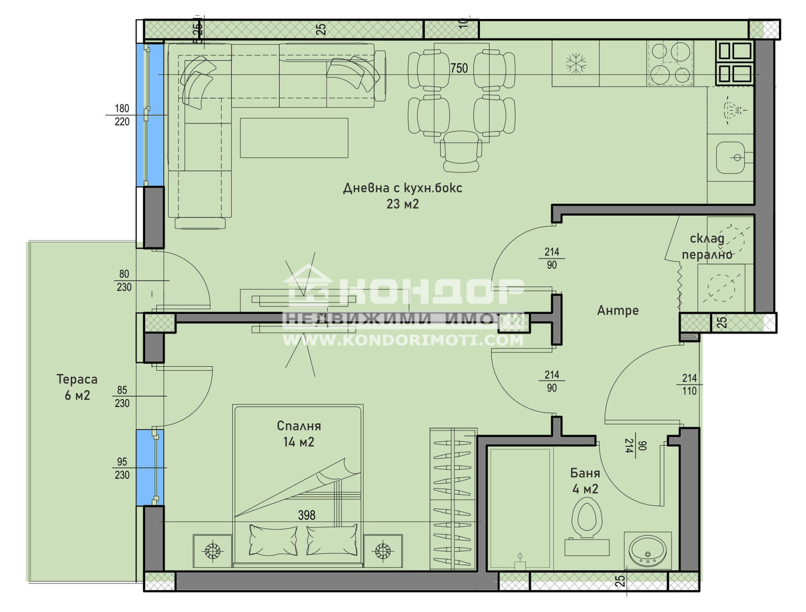 Продава 2-СТАЕН, гр. Пловдив, Кючук Париж, снимка 4 - Апартаменти - 55495924