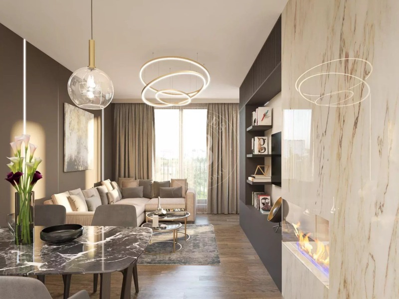 En venta  2 dormitorios Sofia , Izgrev , 83 metros cuadrados | 69957783 - imagen [2]